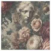 Eine Blütezeit, die auf - Gothic Statement Tile zu Stoff (Nahaufnahme)