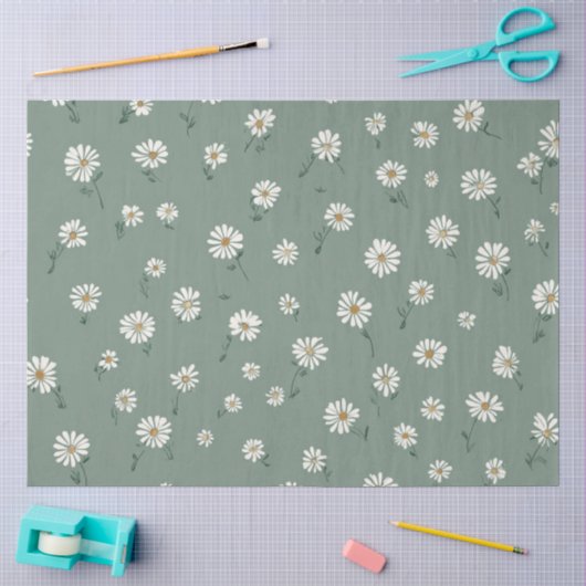 Eine Boho-Oster-Serie Design #4 Seidenpapier (Basteln)