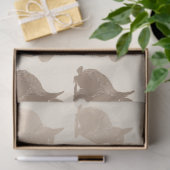 Eine Boho-Oster-Serie Design #5 Seidenpapier (Geschenk)