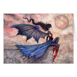 Eine böse Wind Gothic Fairy Vampire Card