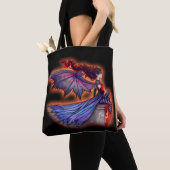 Eine Böse Wind-Gotische Vampir-Fee-Kunst Tasche (Von Nahem)