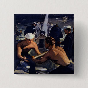 Eine Botschaft aus Amerika Button