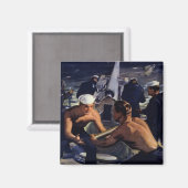 Eine Botschaft aus Amerika Magnet (Vorderseite/Rückseite)