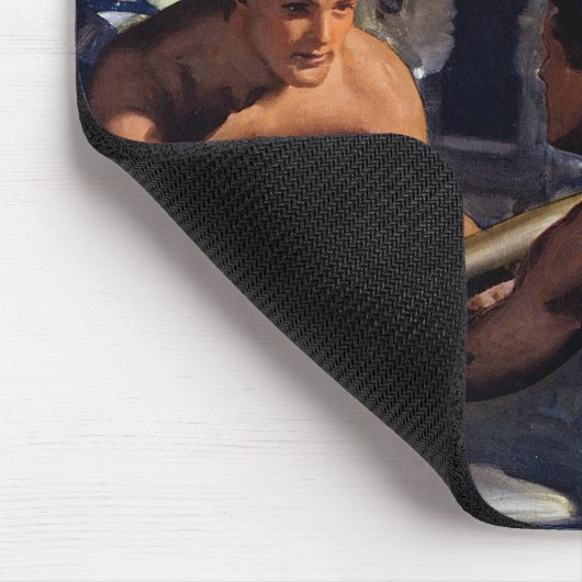 Eine Botschaft aus Amerika Mousepad (Ecke)