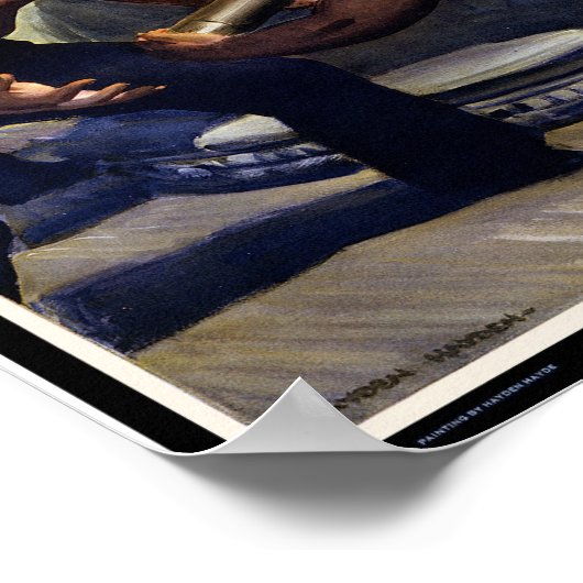 Eine Botschaft aus Amerika Poster (Ecke)