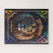 Eine Botschaft der Liebe auf deiner Lion Puzzle (Horizontal)
