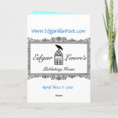 Eine Botschaft des Friedens Karte (Rückseite)