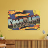 Eine Botschaft des Mile High Staat Leinwanddruck (Insitu (Wohnzimmer))