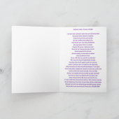 Eine Botschaft Jesu Beileids Karte (Innenseite)