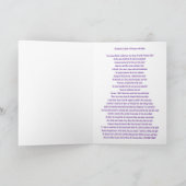 Eine Botschaft Jesu Beileids Karte (Innenseite)