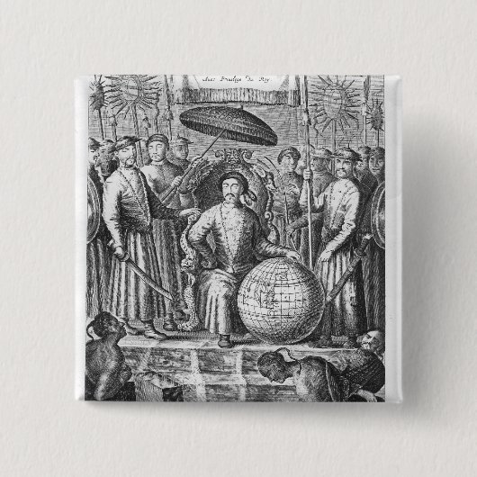 Eine Botschaft vom Osten-Indien Button (Vorderseite)