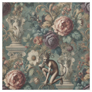 Eine Bow - Gothic Viktorianische Statement-Tile Stoff