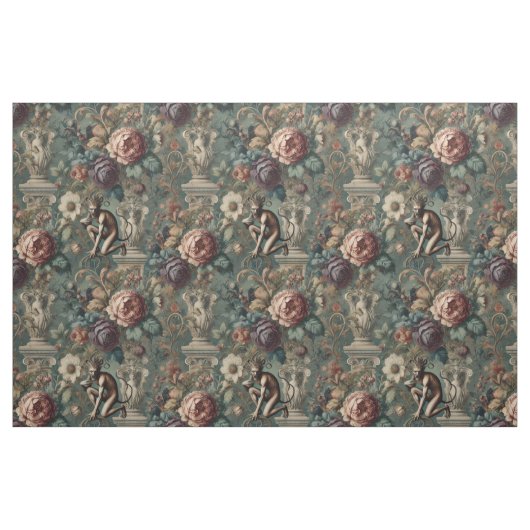 Eine Bow - Gothic Viktorianische Statement-Tile Stoff (Fat Quarter (45,7 x 55,9 cm))