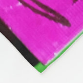 Eine Box mit Rose Fleecedecke (Ecke)