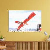 Eine BQM-74E Chukar-Drohne für den Start bereit Leinwanddruck (Insitu (Wohnzimmer))