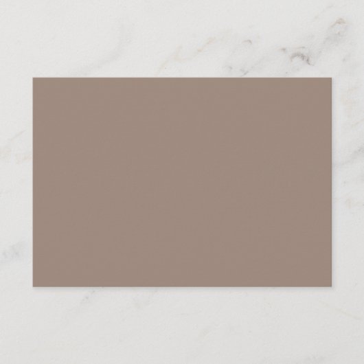 eine braune Mauer mit Begleitkarte (Vorderseite)