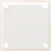 eine braune Mauer mit einer Uhr darauf Glasuntersetzer (Rückseite)