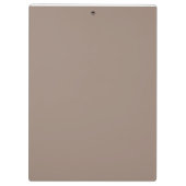 eine braune Mauer mit einer Uhr darauf Klemmbrett (Rückseite)