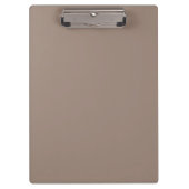 eine braune Mauer mit einer Uhr darauf Klemmbrett (Vorderseite)