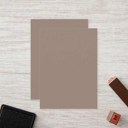 eine braune Mauer mit einer Uhr darauf Treuekarte (Vorderseite/Rückseite Beispiel)