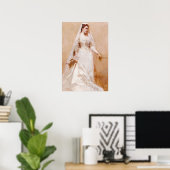 Eine Braut, berühmtes Gemälde Poster (Heimbüro)
