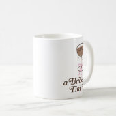 Eine Braut in einem Tini-Bit-Schwanz Bow Coquette  Kaffeetasse (VorderseiteRechts)
