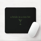Eine Braut in einem winzigen Bride Schwanz Martini Mousepad (Mit Mouse)