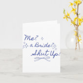 Eine Braut schaltet Junggeselinnen-Abschied Bridal Karte (Gelbe Blume)