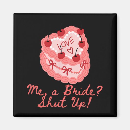 Eine Braut schaltet Junggeselinnen-Abschied Bridal Magnet (Vorne)