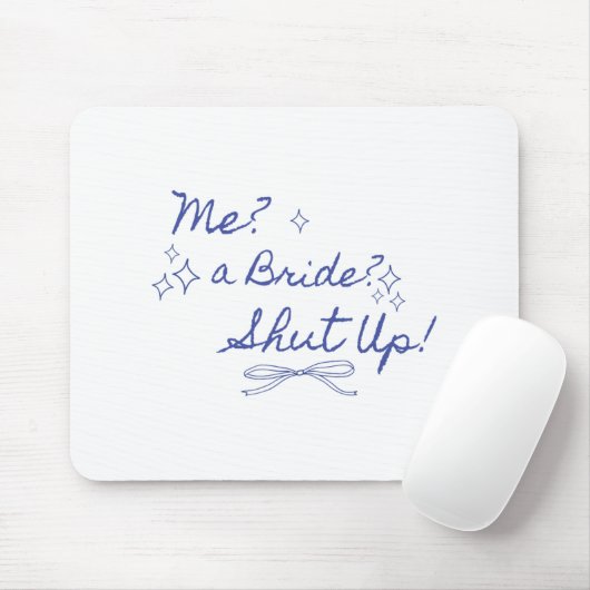 Eine Braut schaltet Junggeselinnen-Abschied Bridal Mousepad (Mit Mouse)