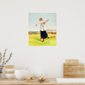 Eine Braw Brassie - Vintage Golf Aquarell Print Poster (Küche)