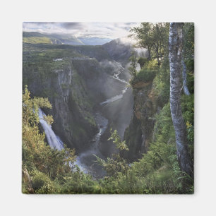 Eine breite Abendsansicht - Hordaland, Norwegen Magnet