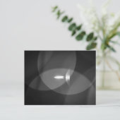 Eine brennende Kerze Postkarte (Stehend Vorderseite)