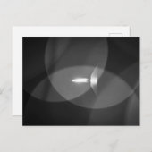 Eine brennende Kerze Postkarte (Vorne/Hinten)