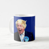 EINE BREXIT TASSE. Mitteilung Spaß-Boris Johnson Kaffeetasse (Vorderseite Links)