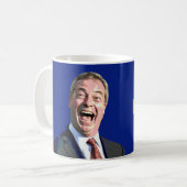 EINE BREXIT TASSE. Mitteilung Spaß-Nigels Farage Kaffeetasse (Vorderseite Links)
