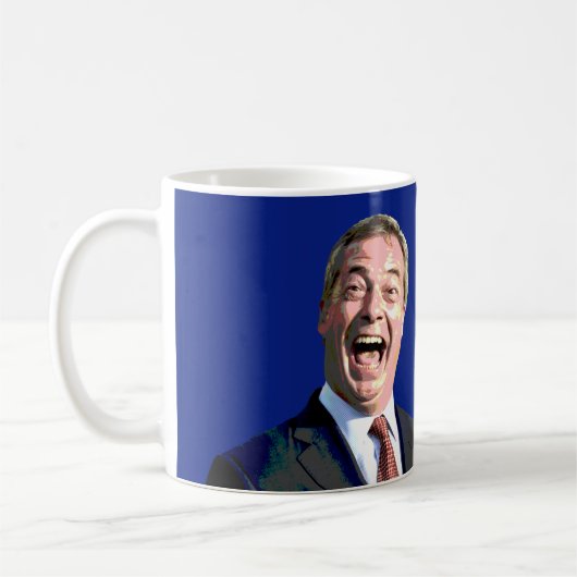 EINE BREXIT TASSE. Mitteilung Spaß-Nigels Farage Kaffeetasse (Links)