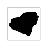 Eine Briefmarke aus Gummi von 4x4 Gummistempel (Prägung)