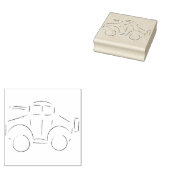 Eine Briefmarke eines gepanzerten gepanzerten Auto Gummistempel (Stempel)