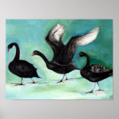 Eine Brieftasche mit schwarzen Schwänen 2013 Poster (Vorne)