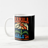 Eine Brighter Tomorrow Boho Ästhetik Kamala Waltz Kaffeetasse (Links)