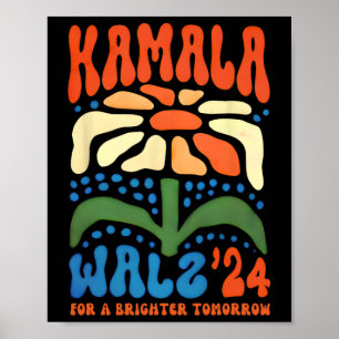 Eine Brighter Tomorrow Boho Ästhetik Kamala Waltz  Poster