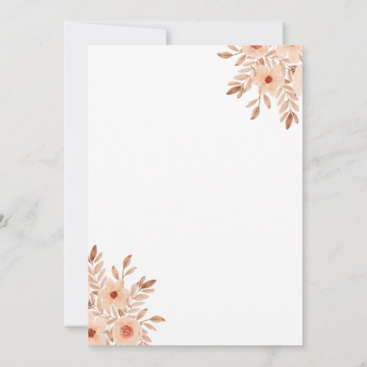 Eine Brille in einem Tini Bit Martini-Brautparty Einladung (Rückseite)