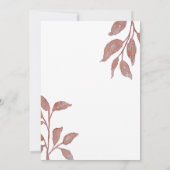 Eine Brille in einem Tini Bit Martini-Brautparty Einladung (Rückseite)