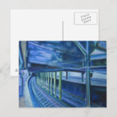 Eine Brooklyn U-Bahn Postkarte (Vorne/Hinten)