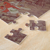Eine Brücke der Boote an gebrochen durch Akbar Puzzle (Seite)