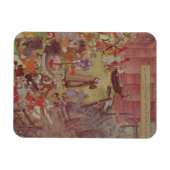 Eine Brücke der Boote, gebrochen von Akbar (r.1556 Magnet (Horizontal)