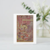 Eine Brücke der Boote, gebrochen von Akbar (r.1556 Postkarte (Stehend Vorderseite)