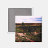 Eine Brücke in den Gipfeln Magnet (Vorderseite/Rückseite)