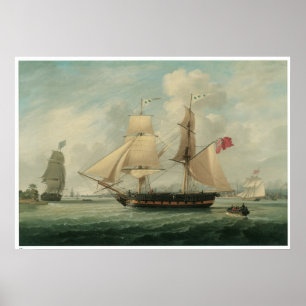 Eine Brücke in Liverpool: 19. Jahrhundert Poster